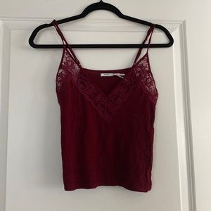 Urban Outfitters Kimchi Blue Burgundy with Lace Panels